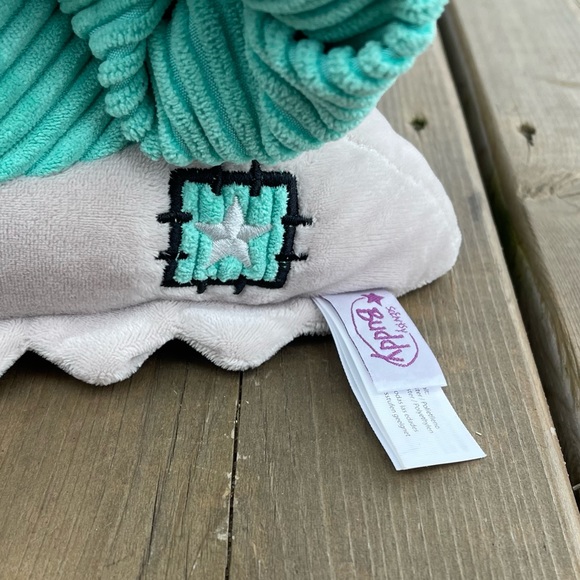 Scentsy Buddy Sia the Snail Retired Stuffed Plush Aqua Gray with Scent Pack - Picture 6 of 11